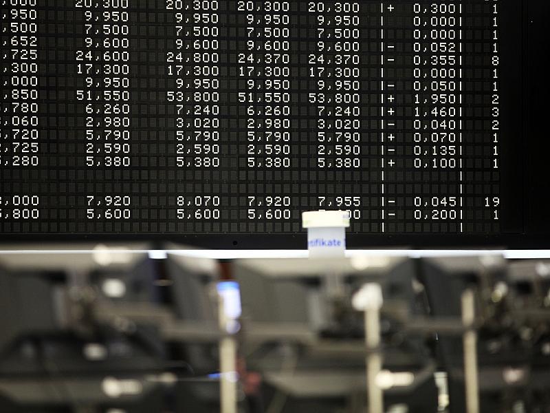 Dax rutscht am Mittag ins Minus - Nervosität steigt vor Wochenende