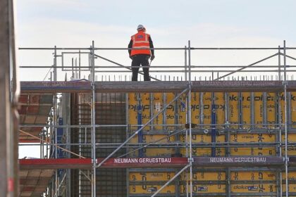 Höherer Auftragseingang im Bauhauptgewerbe im Februar